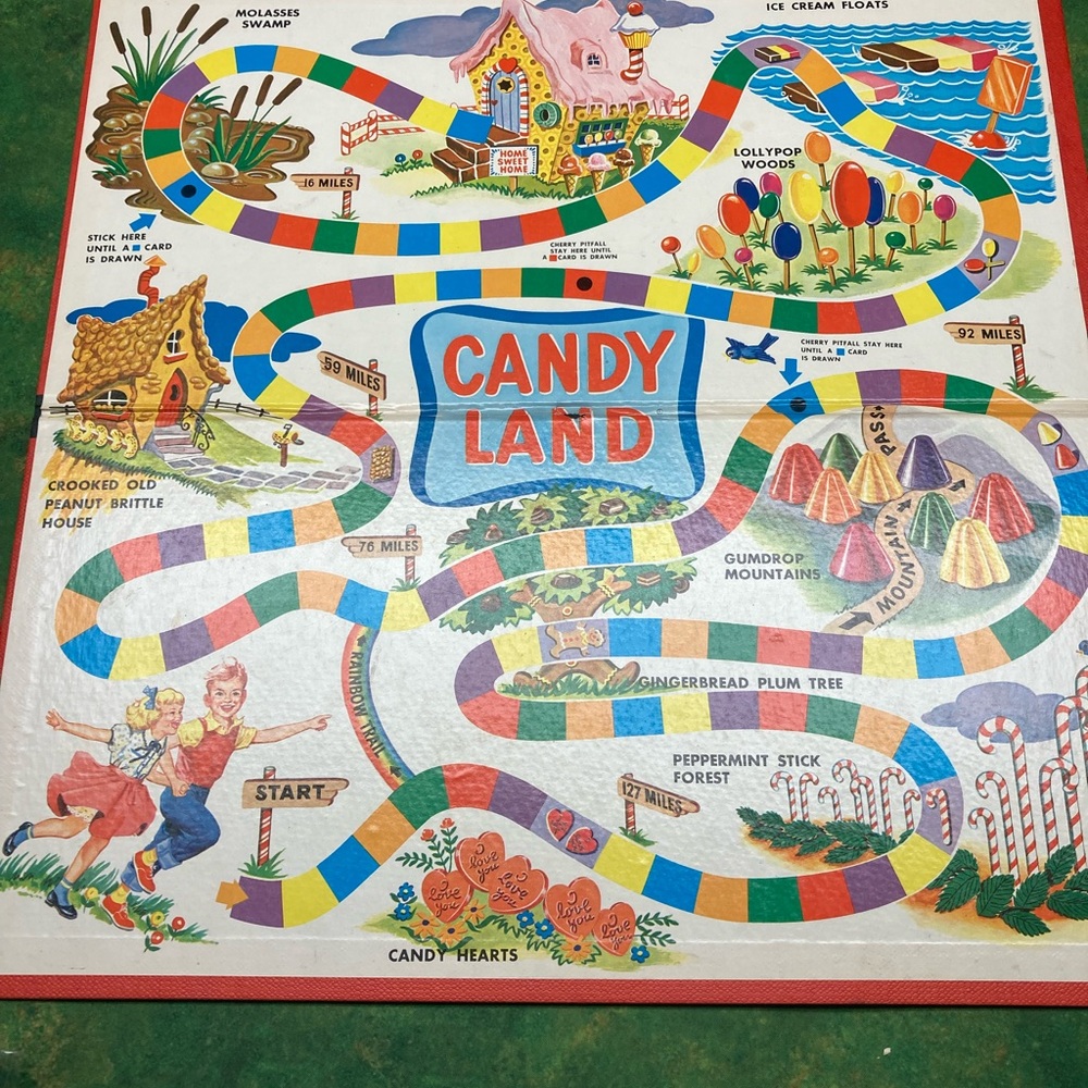 Candy Land 1955 Vintage board game Milton Bradley - Picture 12 of 16